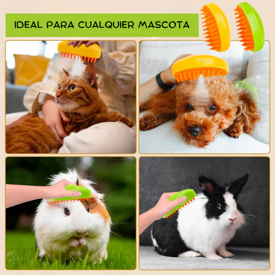 CEPILLO PARA MASCOTAS  A VAPOR 🐱